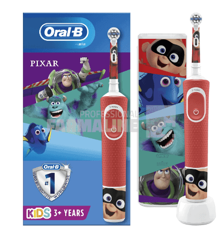 Oral B Periuta dinti electrica copii braun vitality D100 Pixar 1 Oral B Periuta dinti electrica copii braun vitality D100 Pixar