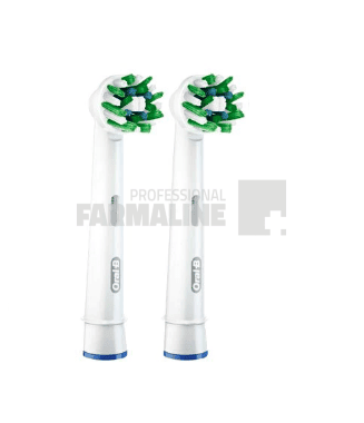 Oral B Rezerve Cap Periuta electrica Cross Action Clean Maximiser 2 bucati 1 Oral B Rezerve Cap Periuta electrica Cross Action Clean Maximiser 2 bucati