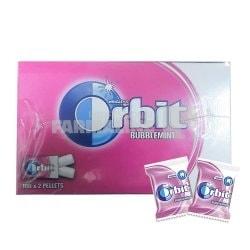 Orbit Bubblemint Miniflow 2 drajeuri 100 bucati