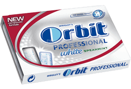 Orbit Professional White Spearmint 10 drajeuri