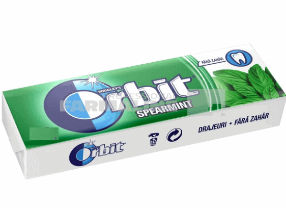 Orbit Professional White Spearmint 12 pastile 1 Orbit Professional White Spearmint 12 pastile