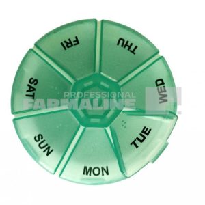 Organizator medicamente saptamanal circular