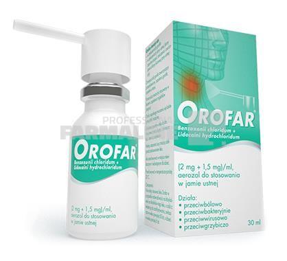 Orofar 2 mg/ml+1,5 mg/ml 30 ml 1 Orofar 2 mg/ml+1