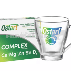 Ostart Complex Ca+Mg+Zn+Se+D3 30 comprimate + Cana