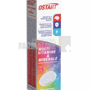 Ostart Multivitamine & Minerale 20 comprimate efervescente