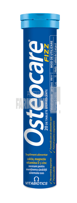 Osteocare Fizz efervescent 20 comprimate efervescente