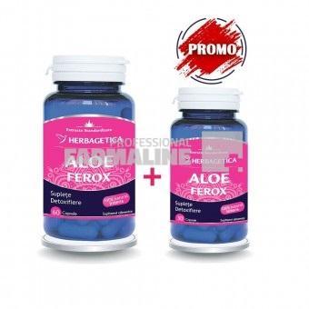 Pachet Aloe Ferox 60 capsule + Aloe Ferox 30 capsule Cadou