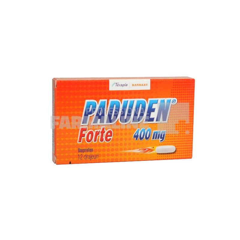 Paduden Forte 400 mg 12 drajeuri