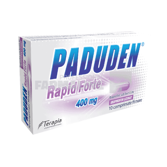 Paduden Rapid Forte 400 mg 10 comprimate filmate
