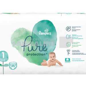 Pampers Pure Protection Scutece nr.1 2-5kg 35 bucati