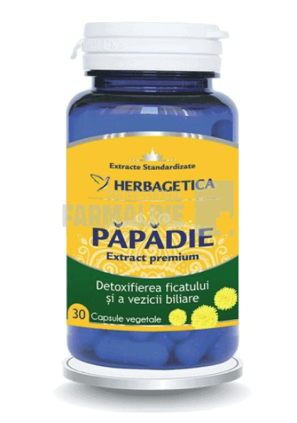 Papadie - Detoxifierea ficatului si a vezicii biliare 30 capsule 1 Papadie - Detoxifierea ficatului si a vezicii biliare 30 capsule