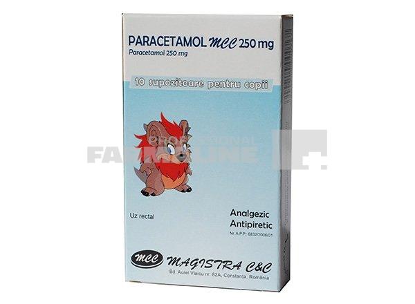 Paracetamol Mcc 250 mg 10 supozitoare 1 Paracetamol Mcc 250 mg 10 supozitoare