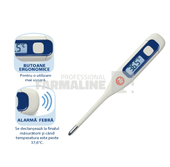 PicSolution Termometru digital VedoClear varf flexibil 1 PicSolution Termometru digital VedoClear varf flexibil