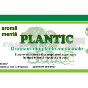 Plantic Dropsuri cu menta 16 bucati