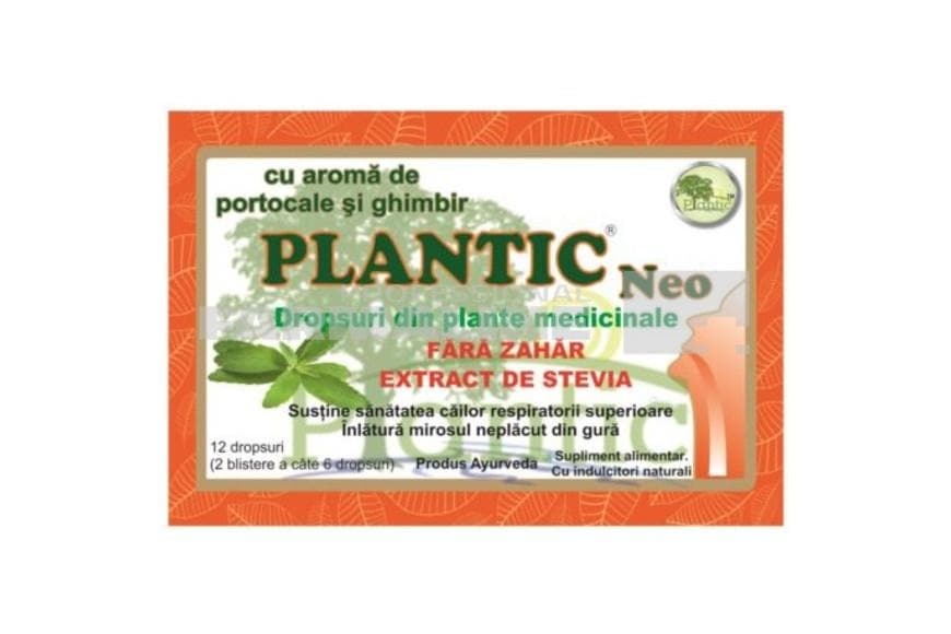 Plantic Dropsuri portocale & ghimbir 12 bucati 1 Plantic Dropsuri portocale & ghimbir 12 bucati