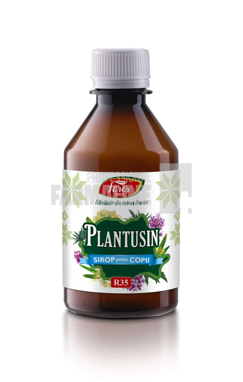 Plantusin Sirop cu fructoza pentru copii 1+ luna 250ml 1 Plantusin Sirop cu fructoza pentru copii 1+ luna 250ml