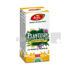 Plantusin forte R18 Sirop cu miere și propolis 100 ml