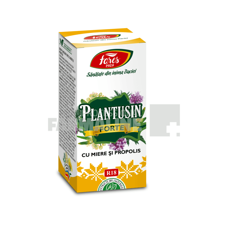 Plantusin forte R18 Sirop cu miere și propolis 100 ml 1 Plantusin forte R18 Sirop cu miere și propolis 100 ml