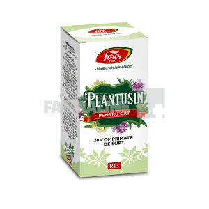 Plantusin pentru gat R13 30 comprimate masticabile