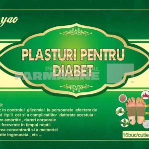 Plasturi transdermici pentru diabet 7 cm x 10 cm 16 bucati