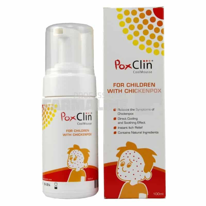PoxClin Spuma racoritoare pentru varsat de vant 100 ml