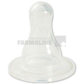 Primii Pasi R0423 Tetina silicon curgere lenta 2 bucati