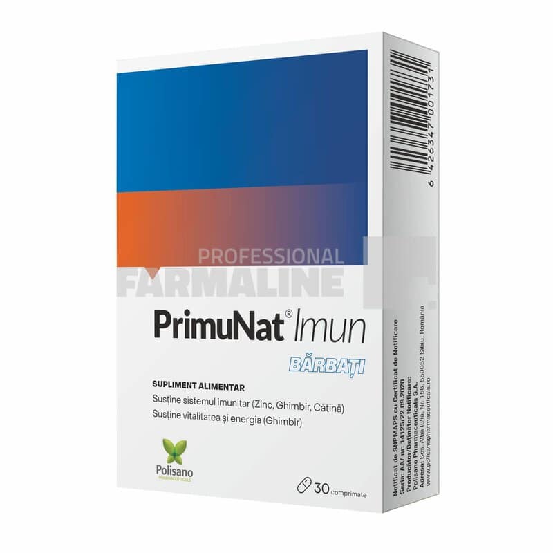 PrimuNat Imun pentru barbati 30 comprimate