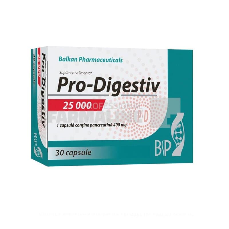 Pro - Digestiv 25000 U.I. 30 capsule