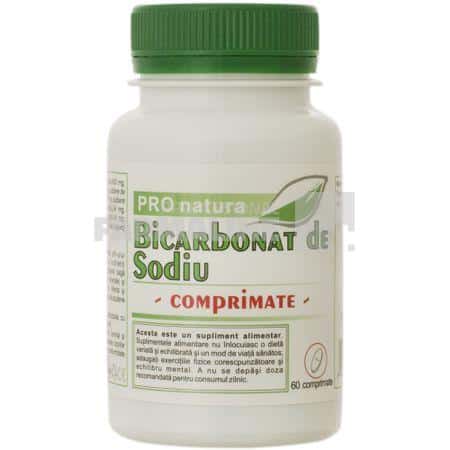 Pro Natura Bicarbonat de Sodiu 60 Capsule - Stomac și Aciditate 1 Pro Natura Bicarbonat de sodiu 60 capsule