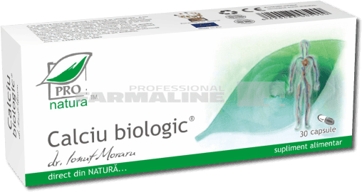 Pro-Natura Calciu biologic 30 capsule