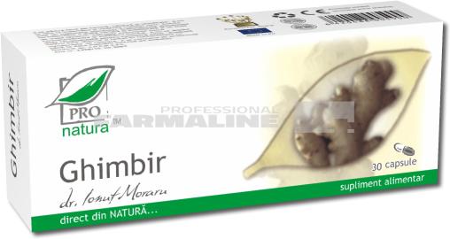 Pro Natura Ghimbir 30 capsule