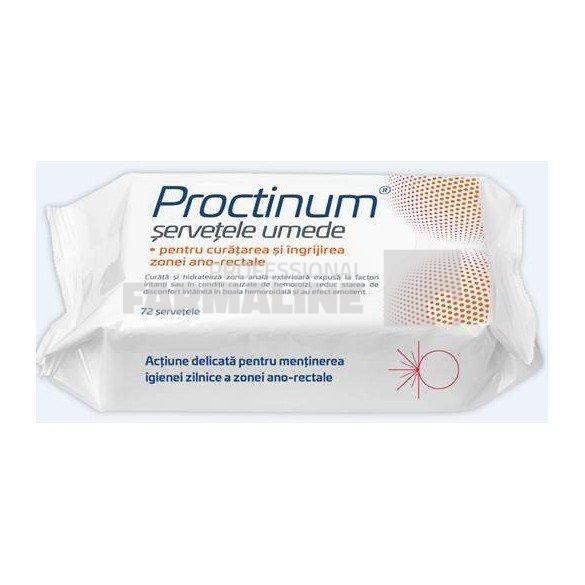 Proctinum Servetele umede pentru igiena ano-rectala 72 bucati