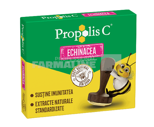 Propolis C cu echinacea 20 comprimate 1 Propolis C cu echinacea 20 comprimate
