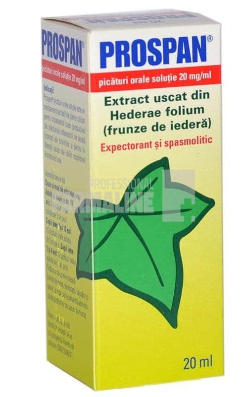 Prospan 20mg/ml picaturi orale 20 ml 1 Prospan 20mg/ml picaturi orale 20 ml