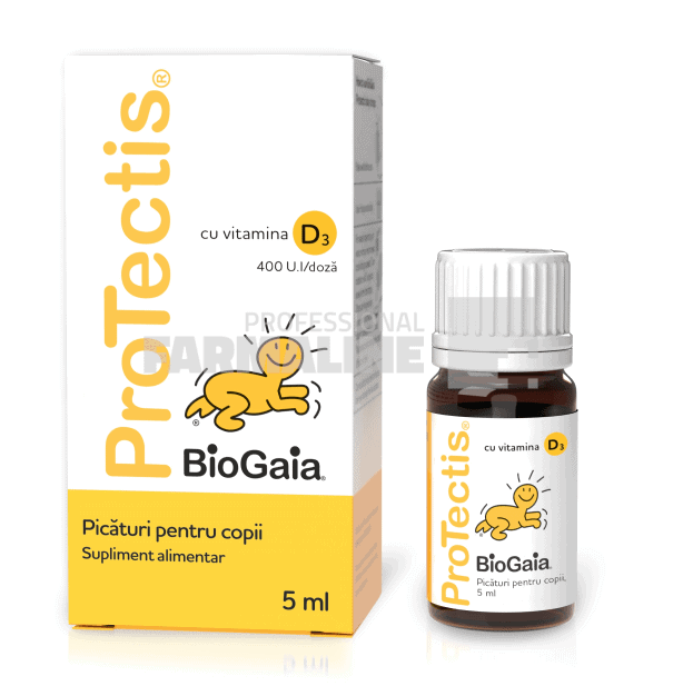 Protectis cu Vitamina D3 Probiotice pentru copii picaturi orale 5 ml 1 Protectis cu Vitamina D3 Probiotice pentru copii picaturi orale 5 ml