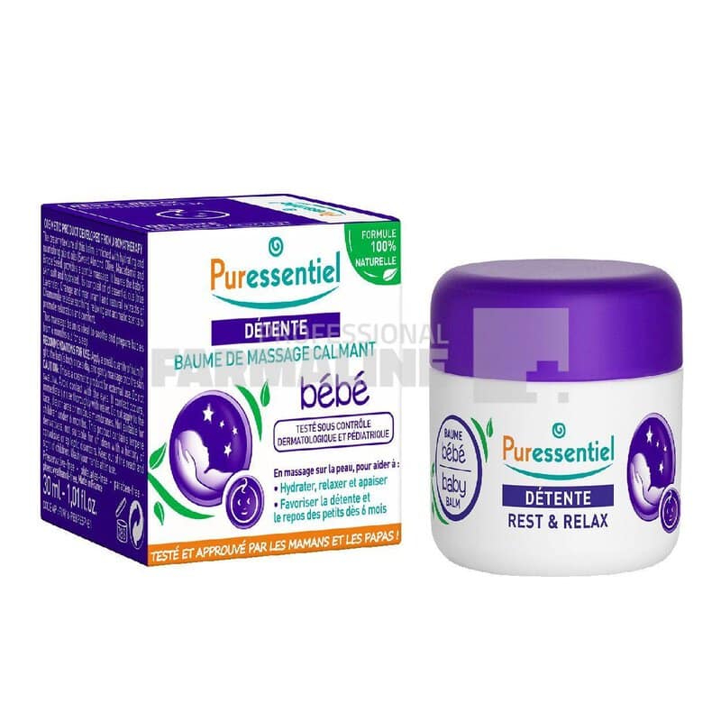 Puressentiel Baby Relax Unguent relaxare si pregatire pentru somn 30 ml