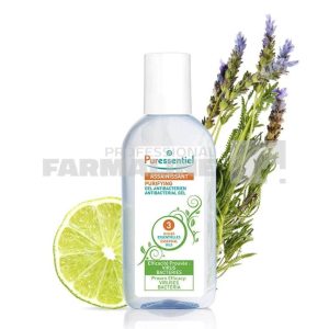 Puressentiel Gel antibacterian de purificare cu 3 uleiuri esentiale 80 ml