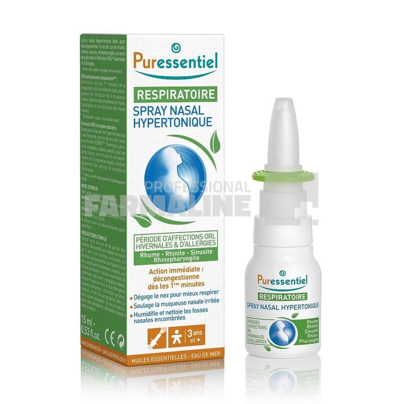 Puressentiel Respiratory Spray nazal hipertonic 15 ml