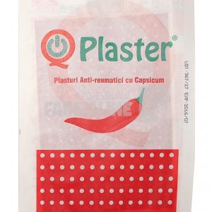 QPlaster Plasture antireumatic cu Capsicum 12 cm x 18 cm