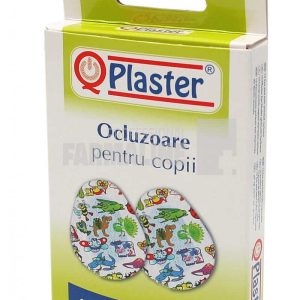 Qplaster Ocluzoare pentru copii 50 mm x 62 mm 10 bucati