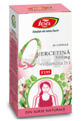 Quercetina 500 mg + Vitamina D3 F195 30 capsule