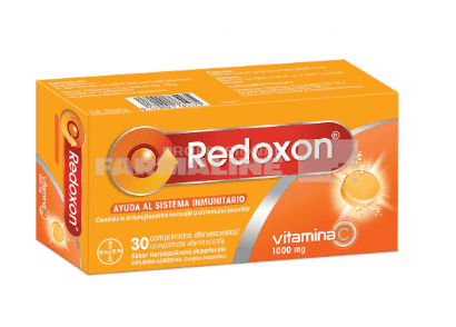 Redoxon Vitamina C 1000 mg cu aroma de portocale 30 comprimate efervescente