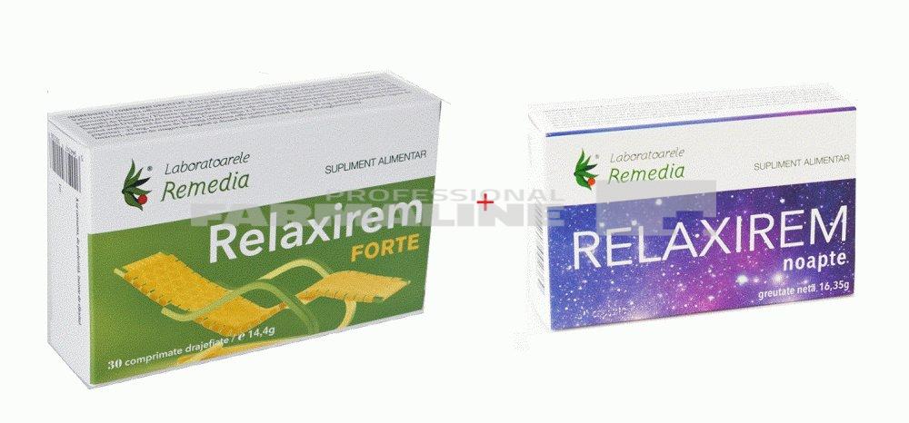Relaxirem noapte 30 capsule + Relaxirem forte 10 comprimate Cadou 1 Relaxirem noapte 30 capsule + Relaxirem forte 10 comprimate Cadou