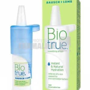 Renu Bio True Picaturi oftalmice hidratante pentru ochi uscati si lentile contact 10 ml