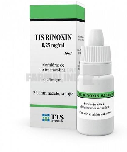 Rinoxin picaturi nazale 0,25mg/ml 10 ml 1 Rinoxin picaturi nazale 0
