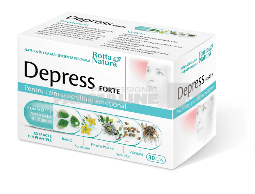 Rotta Natura Depress Forte 30 capsule 1 Rotta Natura Depress Forte 30 capsule