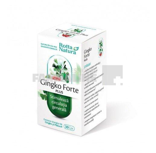 Rotta Natura Gingko forte plus 30 capsule 1 Rotta Natura Gingko forte plus 30 capsule