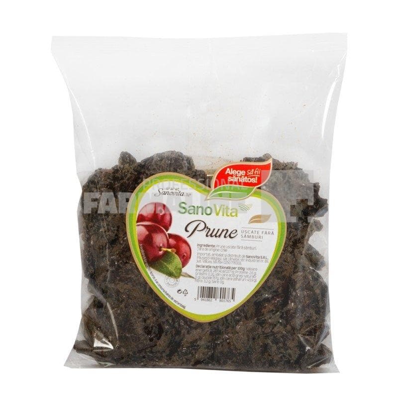 Sano Vita Prune uscate fara samburi 250 g