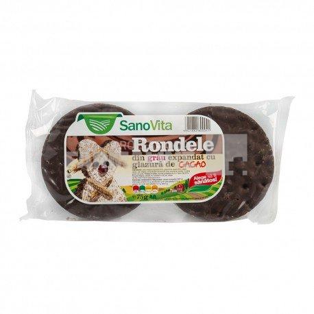 Sano Vita Rondele grau expandat cu glazura de cacao 75 g