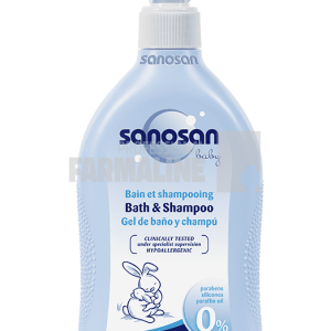 Sanosan Baby Spumant de baie & Sampon 400 ml